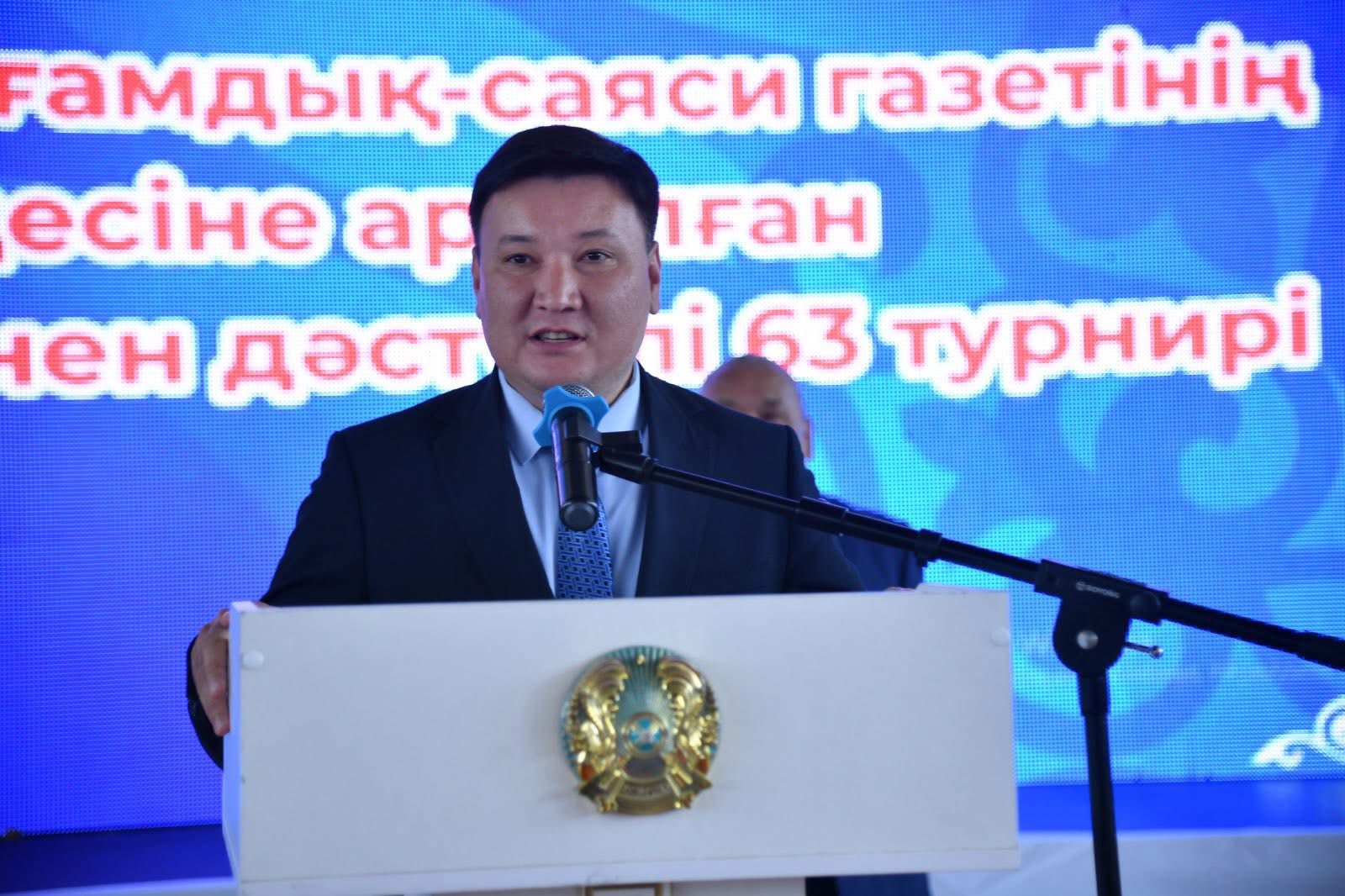 ОТЫРАР АУДАНЫНДА ҚАЗАҚ КҮРЕСІНЕН «ОҢТҮСТІК ҚАЗАҚСТАН» ГАЗЕТІНІҢ ДӘСТҮРЛІ 63-ШІ ТУРНИРІНІҢ АШЫЛУ САЛТАНАТЫ ӨТТІ