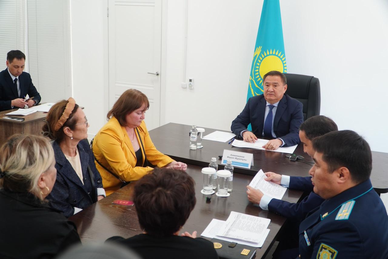 Ақмола облысының әкімі Қосшы қаласында азаматтарды қабылдады