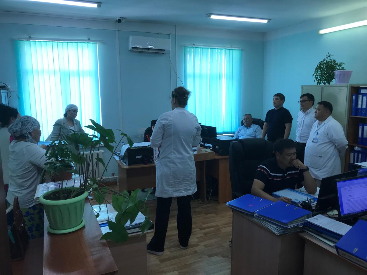 🔰 КЕЛЕС: «АБАЙ» АУДАНДЫҚ ОРТАЛЫҚ АУРУХАНАСЫНА ЖОСПАРДАН ТЫС ТЕКСЕРУ ЖҮРГІЗІЛДІ