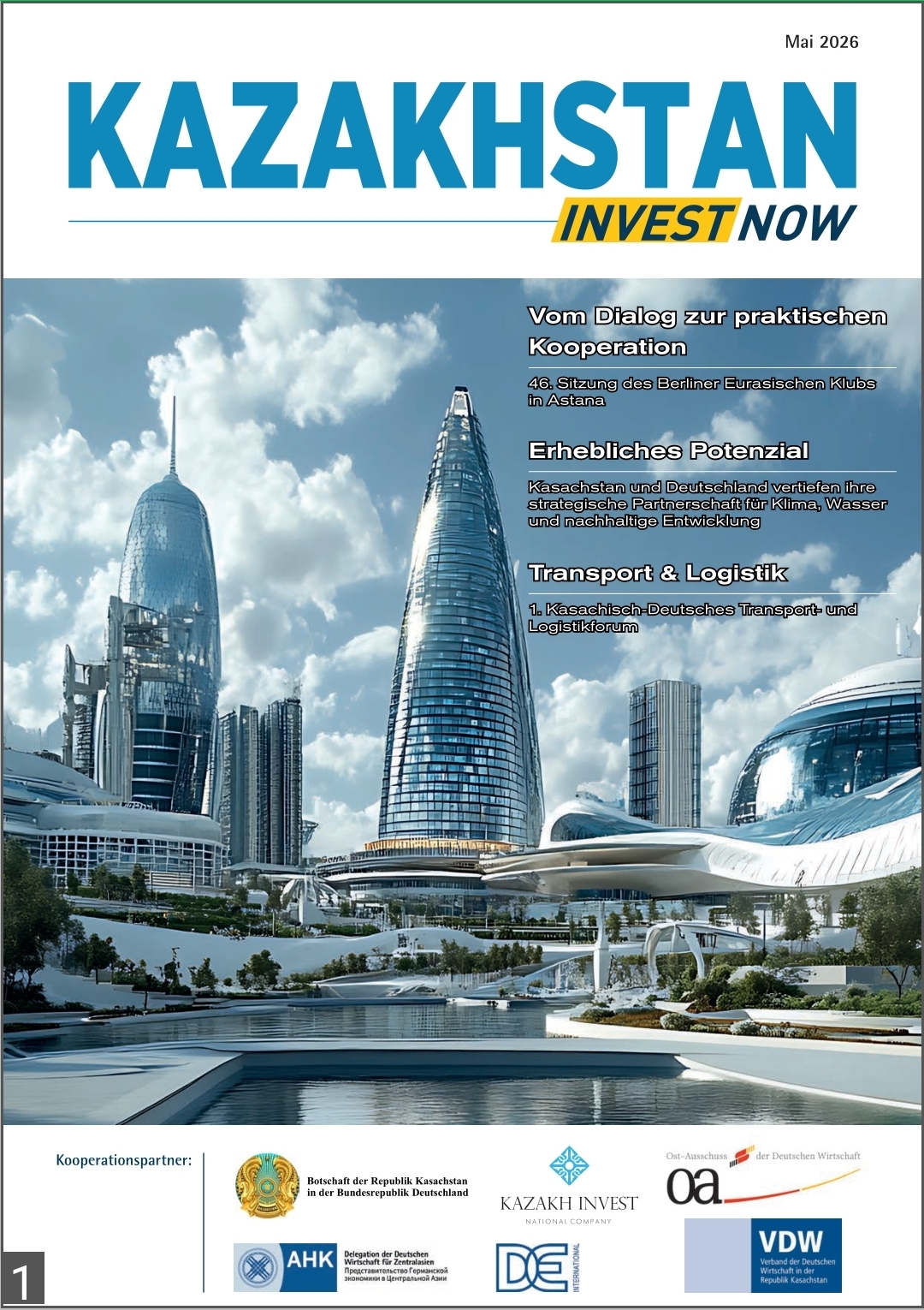 Новый выпуск журнала "КАZAKHSTAN. INVEST NOW" Май 2026