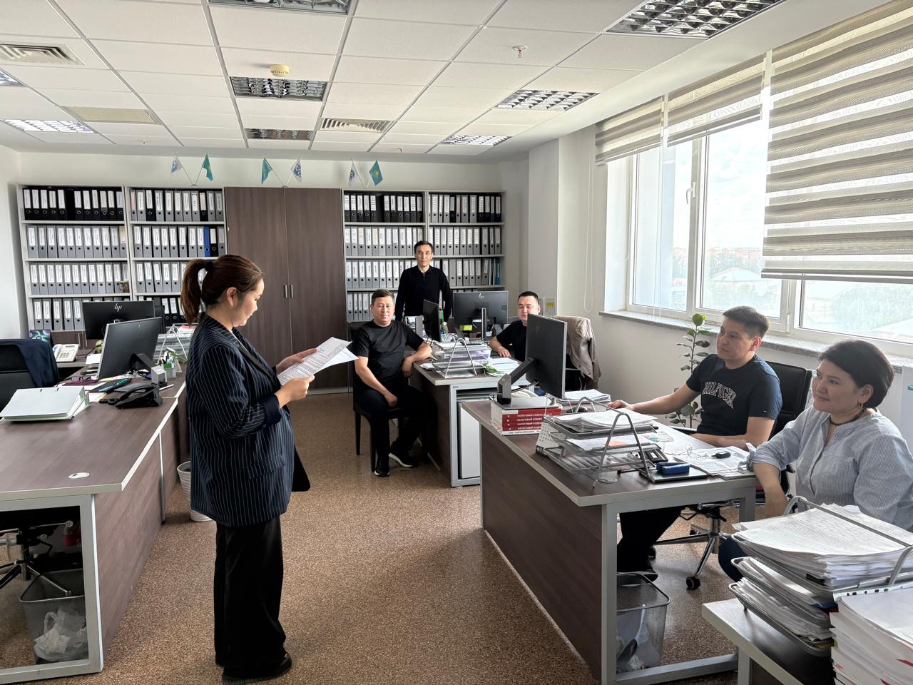 ЖОСПАРДАН ТЫС ТЕКСЕРУ ЖҮРГІЗІЛДІ
