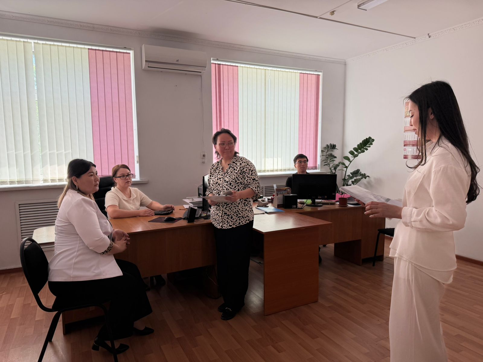 «ҰЛТТЫҚ САРАПТАУ ЖӘНЕ СЕРТИФИКАТТАУ ОРТАЛЫҒЫ» АКЦИОНЕРЛІК ҚОҒАМЫНЫҢ ҚЫЗЫЛОРДА ФИЛИАЛЫНДА ЖОСПАРДАН ТЫС ТЕКСЕРУ ЖҮРГІЗІЛДІ