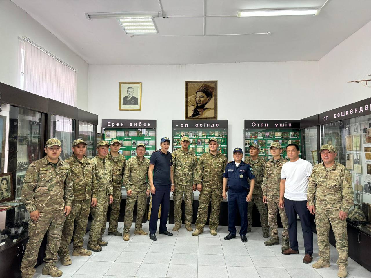 Т.Рысқұлов ауданында құтқарушылар мұражайға барды