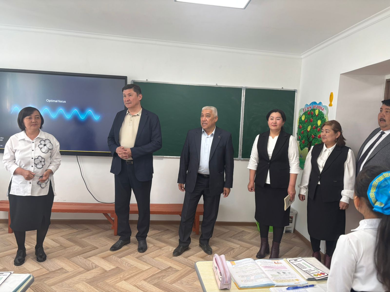 Абай облысы білім басқармасының басшысының Аягөз ауданы Бозай аулындағы "Сергиополь жалпы орта білім беретін мектебі"   КММ-не іс-сапары