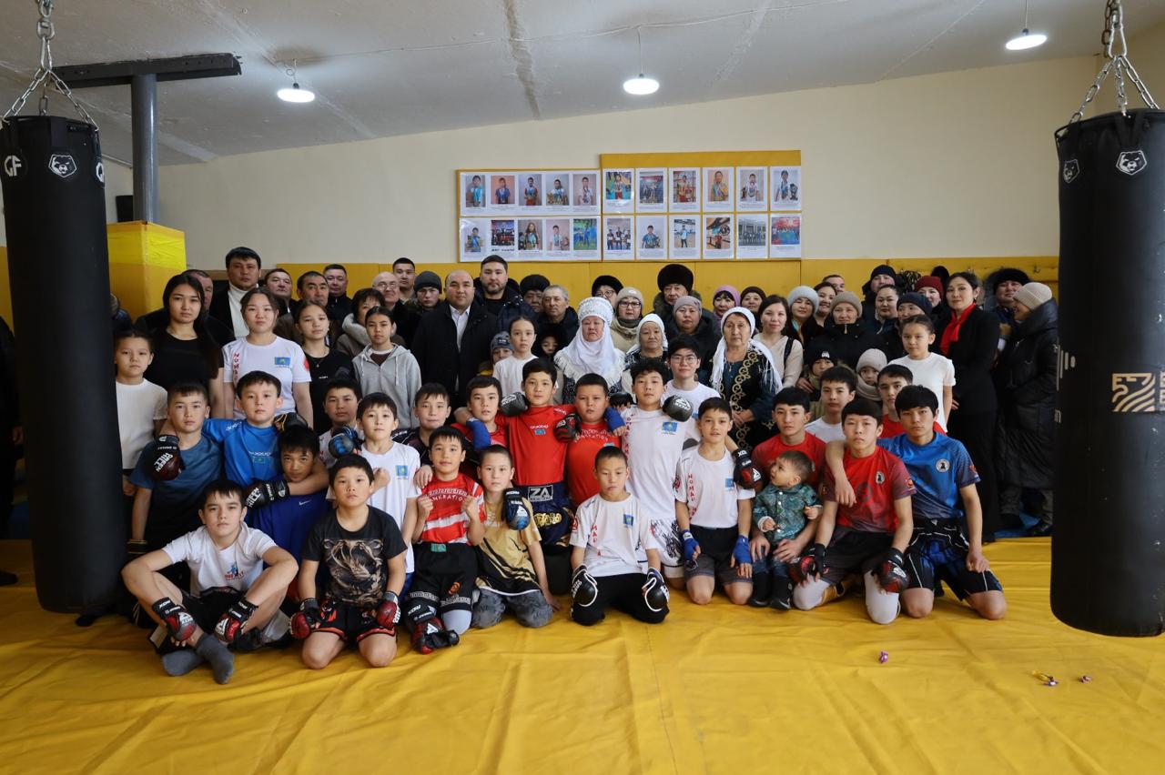 АХМЕТ АУЫЛЫНДА ЖАҢА СПОРТ КЛУБЫ АШЫЛДЫ