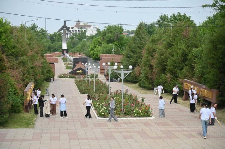 ШЫМКЕНТТЕГІ «ТАЗА ҚАЗАҚСТАН» АКЦИЯСЫ БАТЫРЛАРҒА ТАҒЗЫМ МЕН ҰЛТТЫҚ ҚҰНДЫЛЫҚТАРДЫ ҰЛЫҚТАУҒА ҰЛАСТЫ