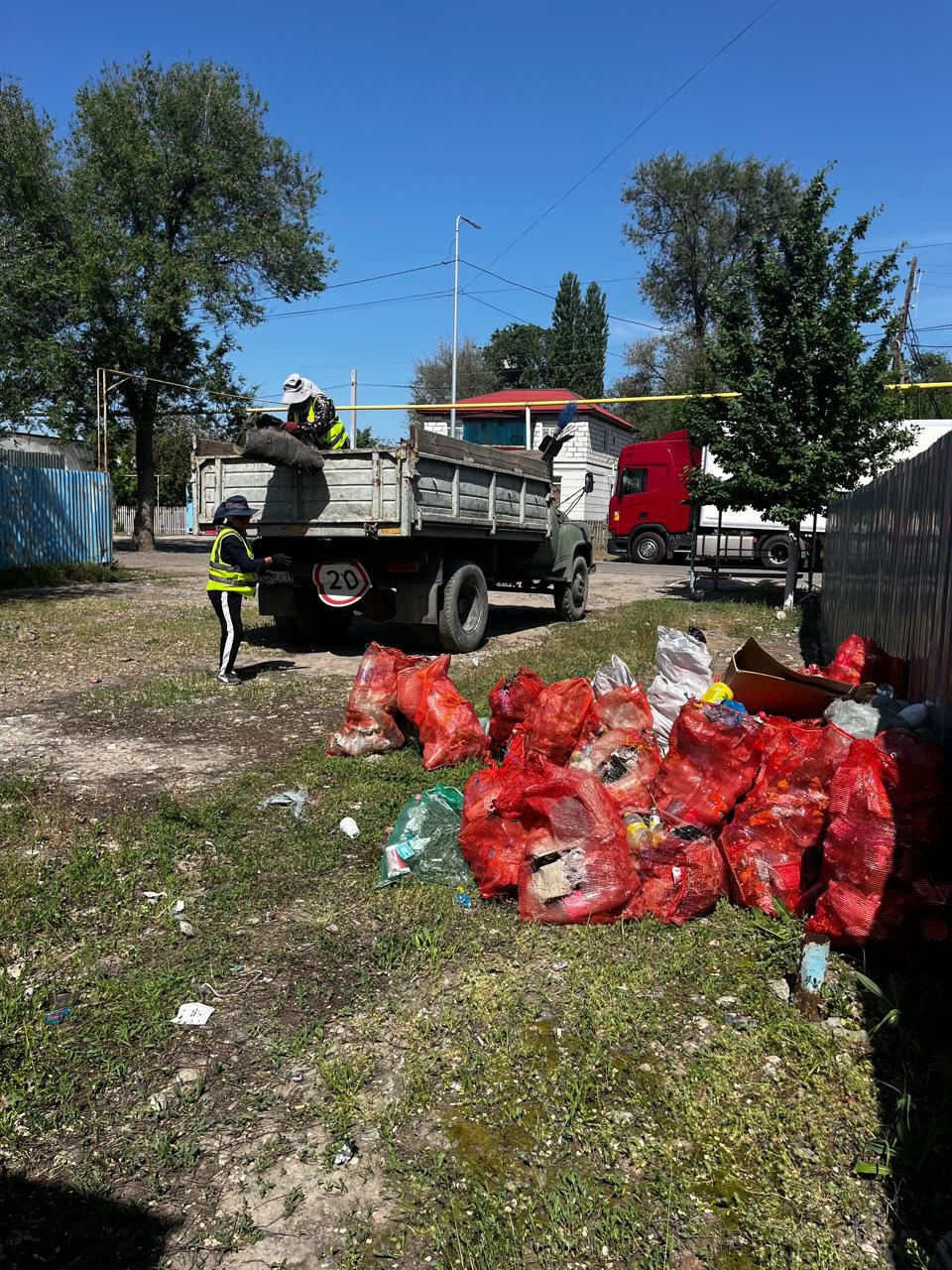 Тазалау жұмыстары жүргізілді