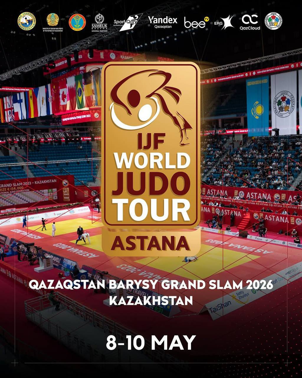 Астана в четвертый раз примет международный турнир по дзюдо Qazaqstan Barysy Grand Slam