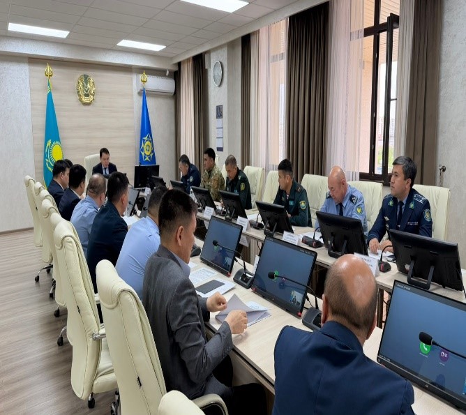 Түркістанда терроризмге қарсы күрес жөніндегі Түркістан облыстық жедел штабының отырысы өткізілді