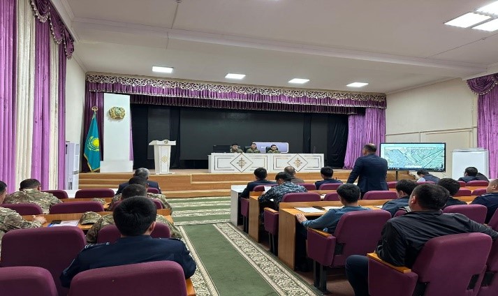 Түркістан облысында командалық-штабтық оқу-жаттығулары өткізілді