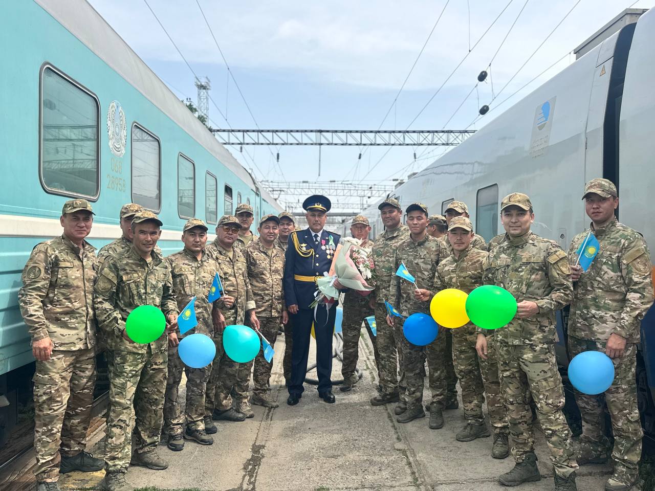 Жамбыл облысының құтқарушылары әріптесін салтанатты түрде қарсы алды