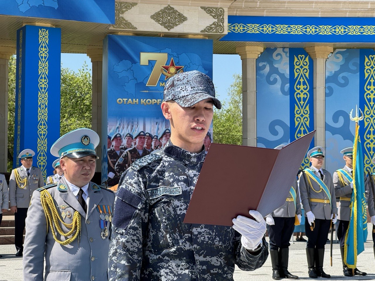 ҚАЖ Департаментінің 16 жас қызметкері салтанатты түрде ант қабылдады