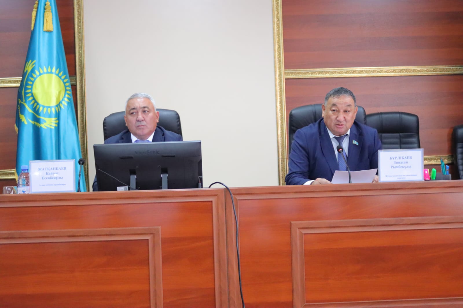 Сегізінші шақырылған Жуалы аудандық мәслихатының кезектен тыс, алпыс алтыншы сессиясы өтті