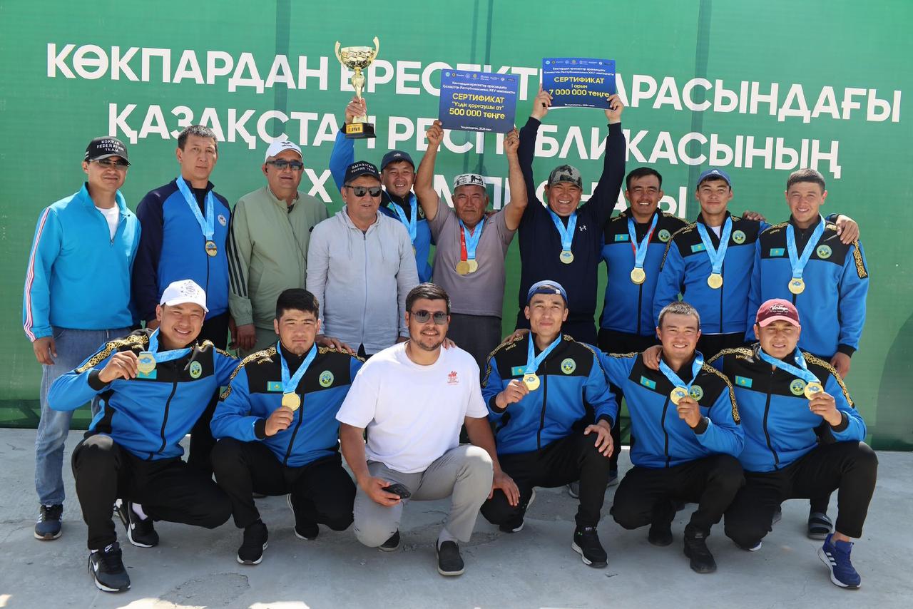 «Әулиеата» командасы көкпардан Қазақстанның 16 дүркін чемпионы атанды