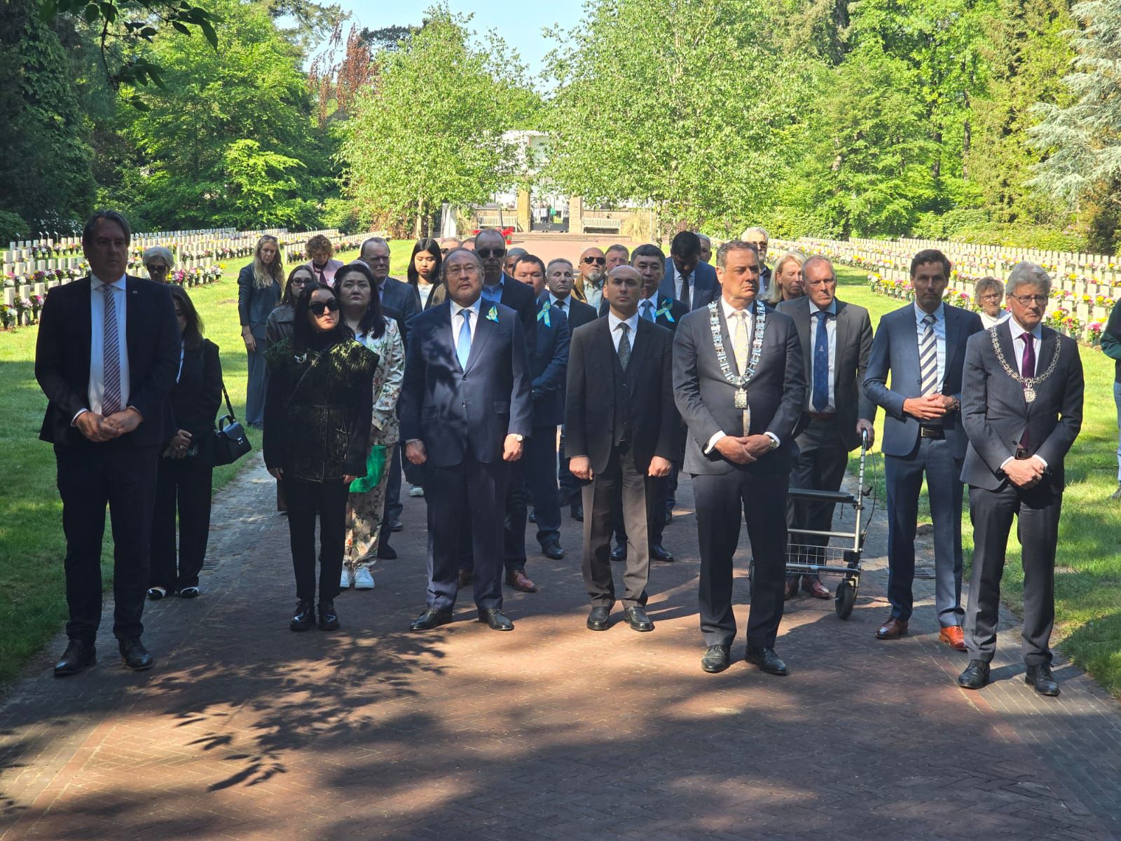 Лёсденде Жеңіс күніне арналған салтанатты еске алу рәсімі өтті