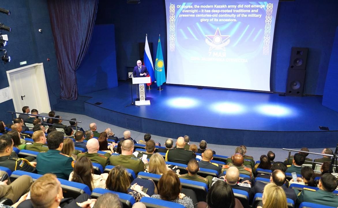 Мәскеуде Қазақстанның Отан қорғаушы күні аталып өтті