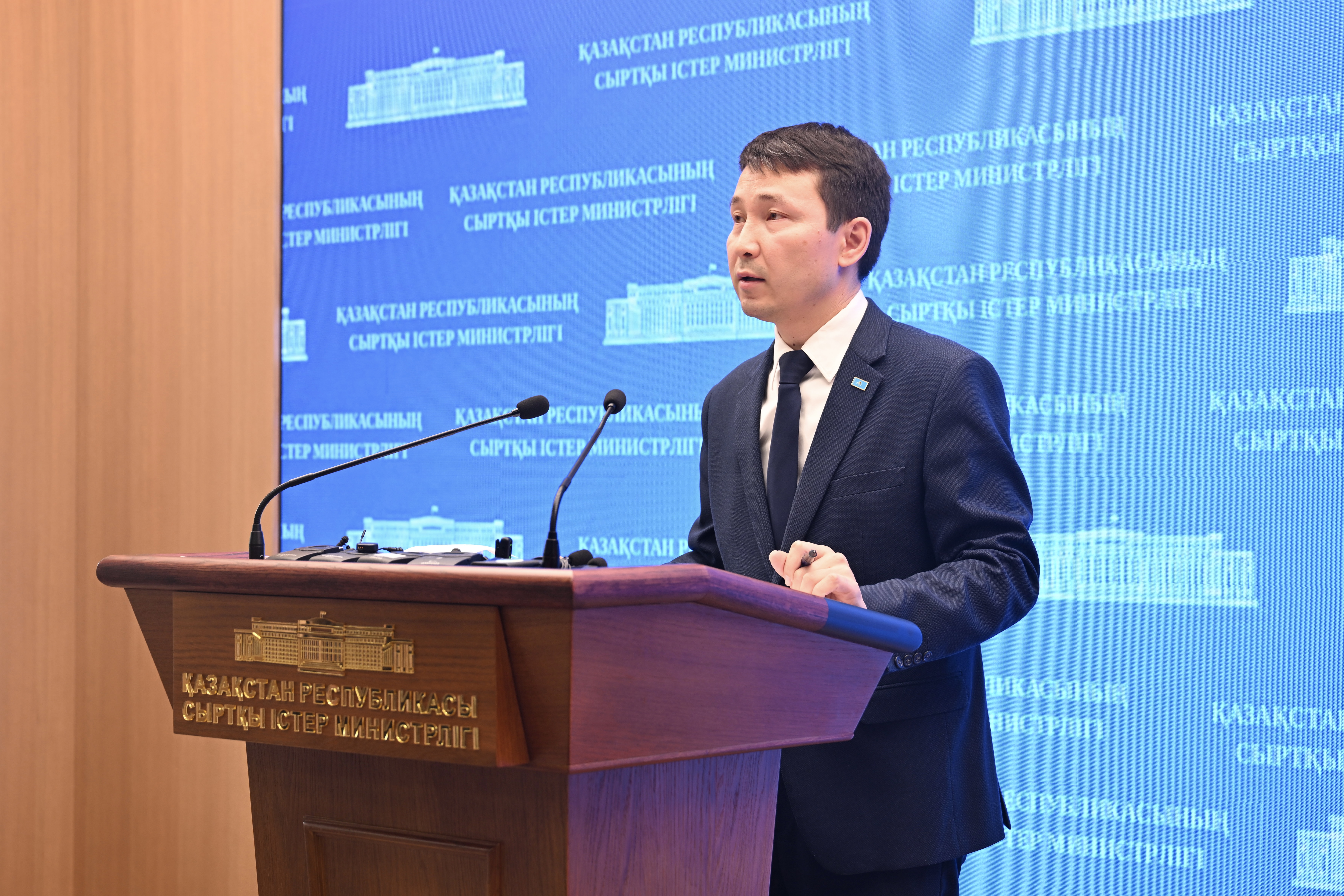 Брифинг официального представителя МИД Казахстана Е.Жетыбаева, Астана, 1 июня 2026 года